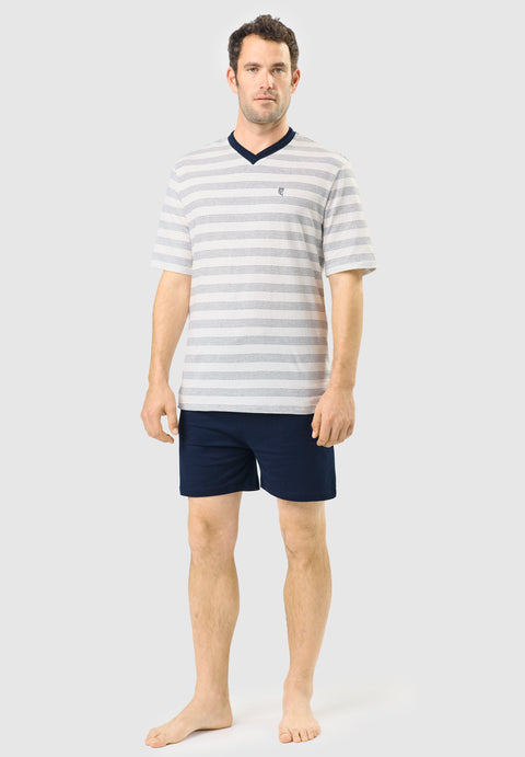 pijama corto de verano para hombre