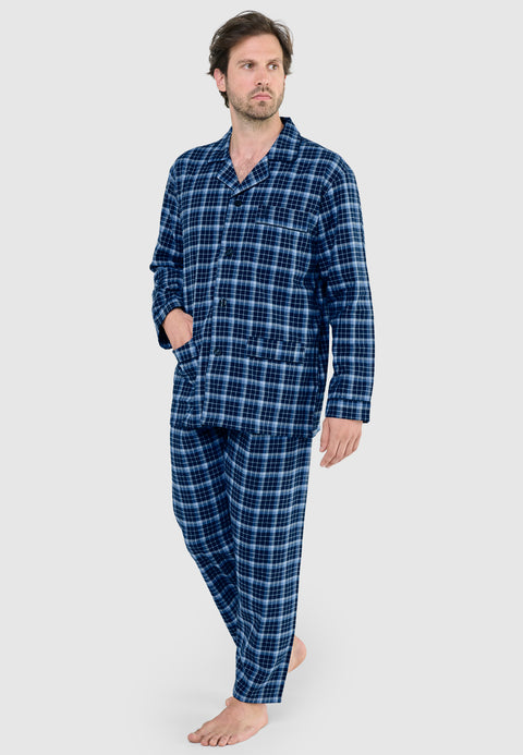   ▷ Pijama Hombre Largo Franela Invierno | El Búho Nocturno - 35231882 - https://www.elbuhonocturno.com/  