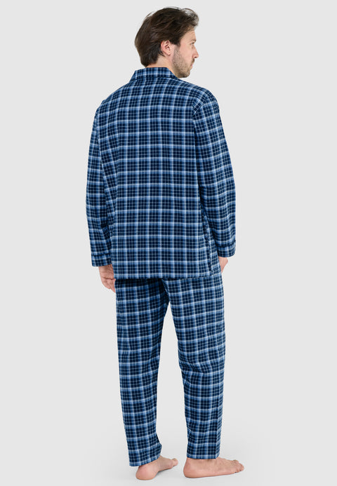   ▷ Pijama Hombre Largo Franela Invierno | El Búho Nocturno - 96241100 - https://www.elbuhonocturno.com/  