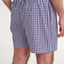 Pantalón Pijama Hombre Corto Popelín Cuadros - Azul 8544_39