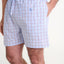 Pantalón Pijama Hombre Corto Popelín Cuadros - Azul 8545_30