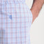 Pantalón Pijama Hombre Corto Popelín Cuadros - Azul 8545_30