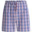 Pantalón Pijama Hombre Corto Popelín Cuadros - Azul 8546_36