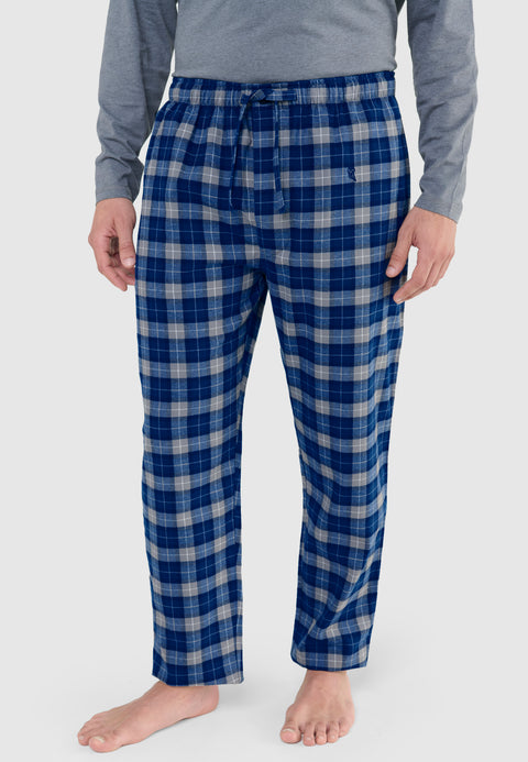   ▷ Pantalón Pijama Hombre Largo Premium Franela | Azul Marino | El Búho Nocturno - 52894622 - https://www.elbuhonocturno.com/  