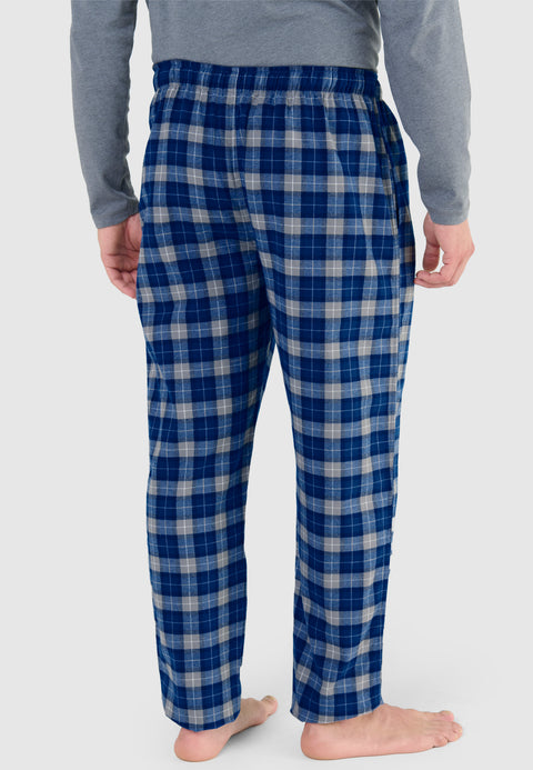   ▷ Pantalón Pijama Hombre Largo Premium Franela | Azul Marino | El Búho Nocturno - 29105845 - https://www.elbuhonocturno.com/  