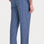 Pantalón Pijama Hombre Largo Algodón Popelín Cuadros - Azul 8944_39