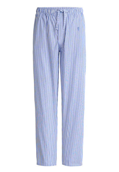 Pantalón Pijama Hombre Largo Algodón Popelín Rayas - Azul 8945_33