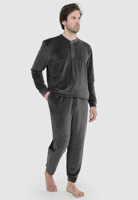   ▷ Pijama Hombre Largo Terciopelo Invierno | El Búho Nocturno - 72333417 - https://www.elbuhonocturno.com/  